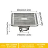 10cm*10cm Square Shower Floor Drain for Bathroom Kitchen 304 Stainless Steel Linear With Hair Strainer Brushed HKD230829