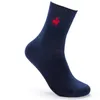 Men s Socks High Quality Casual 5 Par Lot Fashion Cotton Business Brodery Box Gift 230830