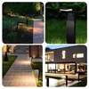 Piccola luce solare da terra con pavimento da giardino personalizzato a forma di 7 per parchi con patio