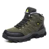 Zapatos de vestir Llegada Invierno Pro Mountain Senderismo al aire libre para hombres Mujeres Agregar botas de piel Caminando Entrenamiento cálido Calzado de trekking 230829