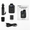 Minicamera's BOBLOV Camera KJ21 64G HD1296P Wearable Body Cam Bewaker Comcorders Nachtzicht DVR Recorder Politie Kamera 230830