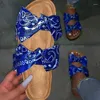 Slippers Women Summer Sandals 2023 Cow Bow-knot Slides Tie Dye Graffiti Footwear Non-Slip Flip Flop Beach