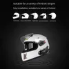 Kebidu Motorcycle Bluetooth Helmet Headsets Intercom dla 2 jeźdźców BT Wireless 100m Interconkomunicador Motorbike Interphone Music Q230830