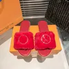 23 Famous Designers Women Slippers Sandals Lamb Hair Flat Bottom Anti slip Lazy Slippers Open Back Shoes Round Head Slippers Comfortable Luxury Mule Summer 12 Colors