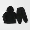 Clothing Sets Autumn And Winter Baby Cotton Long Sleeve Sports Set For 0-8 Year Old Boys' Hooded Sweater Pants Casual Two Piece