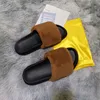 Designer Slippers Princetown Slipper Women Loafers Mules Wool Woolen Half Slipper Leather Shoes Rubber Flat Slippers
