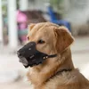 Hundhalsar husdjur för små muzzlar som biter anti skällande tugga inomhusmedium och stora hundar