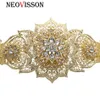 ベルトNeovisson Algeria Women Caftan Belt Gold Silver Color Color Chain調整可能長230829