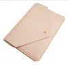 Che Notebook Sleeve White Color Laptop Bag For MacBook Pro 13 14 15 16 Air 13Inch Computer Case Pu Leather HKD230828