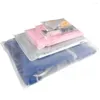 Storage Bags 500Pcs/Lot Reusable Recyclable Gift Clothes Cosmetics Travel Pouches Matte Clear Plastic Bag With Vent Hole