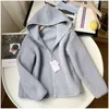 Women's Jackets Double-Sided Cashmere Warm Winter Jacket Women Velvet Coat Fur Long Sleeve Tops Fleece Patchwork Hoody Casacos