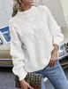 Women's Sweaters Crochet Striped Kintted Sweater Women O-neck Pullovers Spring Autumn Winter Casual Jumper Y2k Top Streetwear Sueter Mujer