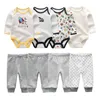 Ensembles de vêtements en coton 68 pièces | Vêtements pour bébé garçon 012M, body d'automne, pantalons pour garçons, manches longues, fille 230830