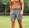 Lulus Men Shorts Outdoor Sports Lululemens Fitness Szybki suszący joga Mężczyzna Trening Mountain Bieganie sprężyste Spodnie 2 Boku Letnie krótkie luźne wypoczynek