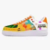 Chaussures exquises de bricolage belles chaussures de loisirs pour hommes d'automne pour hommes femmes baskets de plate-forme décontractées baskets de graffiti de dessin animé classiques confortables sports bleus doux