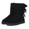 Australia botas diseñador para mujer bota nieve tobillo corto Castaño Azul marino Antílope Rosa Beige clásico mantener abrigado damas niñas Mini botas uggslie YU119