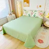 Bed Skirt 2023 Small Fresh Cotton On Four Sets Of Bedding Sheet Cover Dormitory Three-Piece Hat Model