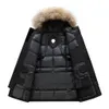 Nouveau style hiver hommes loisirs vestes Parka blanc canard vêtements d'extérieur à capuche garder au chaud doudoune mode classique manteau S-3XL