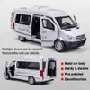 Diecast Model Car Scale 1/32 Sprinter RV Миниатюрные металлические дикасты игрушечные автомобильные модели грузовики Детские игрушки для мальчиков Детские автомобили Коллекция Hobbies 230829