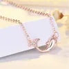 Pendant Necklaces Fashion Chain Necklace Cute Dolphin High Quality Jewellery Gifts Women