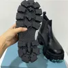 2023- leren Chelsea-laarzen Zwart Lichte rubberen loopzool Leren binnenzool comfort dames designerlaarzen Fashion Boots