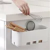 Cassetto portaoggetti da cucina Scaffale Scaffale Armadio Push-pull Cestino sospeso Multifunzionale a parete Senza perforazione per condimento