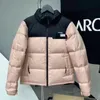 Высококачественная мужская дизайнерская куртка зима теплые пальто гусиные повседневные буквы вышивки на открытая зима для мужских пар Parkas xs-2xl