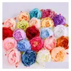 Couronnes de fleurs décoratives 10 cm tête de fleur de pivoine artificielle pour la fête de mariage décoration de la maison bricolage fausse guirlande murale livraison directe Otxck