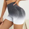 Active Shorts Seamless Sports High Waist Push Up Yoga Leggings Cycling Jogging Fitness Short Pants Lady BuLifting Running