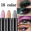 Combinazione di ombretti Liner 15 colori Matita per ombretti perlescenti Impermeabile a lunga durata Glitter Shimmer Shadow Pen Eyeliner Stick Occhi Strumenti per il trucco l230829