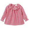 Barnskjorta Summer Spring Baby Girls Blus Bomull