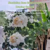 Fiori decorativi Arco artificiale Swag Rose Drappeggio Ghirlanda Decorazione porta Cerimonia Matrimonio Ricevimento Disposizione Forniture