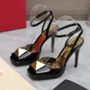 Pasek kostki stiletto pompki buty rhinestone klamry