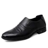 Отсуть обувь мужская кожаная мода мужски для мужчин бизнеса рабочие бездельники заостренные черные оксфордские дышащие формальные свадьбы