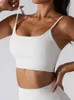 Hamidou Nahtloser Sport-BH für Damen, sexy Yoga-BH, Schönheits-Rücken-Unterwäsche, Sommer-Fitness-Top, solides weißes Gym-BH, Push-Up-Lauf-BH