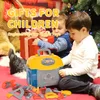 Ferramentas Oficina Crianças Caixas de brinquedos Jogo Pretend Play Bench Tool Set Brinquedos para menino de 3 a 7 anos Role Playing Montessori Child Gift 230830