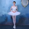 Bühnenkleidung Schwanensee Ballettkleid Erwachsene Professionelle Platter Tutu für Mädchen Trikot Träger Performance Dancewear