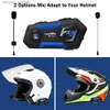 Fodsports FX4 Промоторкаклерный шлем Bluetooth Hearset 1000M 4rider Group BT 5.0 Interphone Intercle -Comphunicador Moto FM Q230830