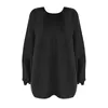Women's Sweaters Womens Oversized Casual Crewneck Long Sleeve Sweater Dress Loose Solid Color Dresses For Ladies Fall Winter