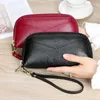 Carteiras Estilo Coreano PU Couro Mulher Carteira Moda Feminina Bolsa Moeda Bolso Senhoras Saco de Cartão com Grande Capacidade Wristlet Bolsas