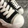 Tjock botten dukskor Mihara Men sneakers high street sko lyxdesigner sneaker snörning mäns casual mens kvinnor stövlar