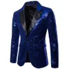 Herenpakken Blazers Heren Jasje Prestaties Pailletten Goud Podium Wijn Feestjurk Gastheer Sociale Top 2021 Lente Clothes2380