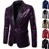 Mens Suits Blazers Men Blazer Banquet Wedding Party Bar Night Club Suit Coats Bright Paisley Fashion 230829