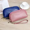 Brieftaschen Koreanischer Stil PU-Leder Damenbrieftasche Mode Weibliche Geldbörse Münzfach Damen Kartentasche mit großer Kapazität Wristlet Handtaschen