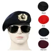 Boinas Sombrero de seguridad negro de alta calidad Transpirable Hombres Mujeres Verano Entrenamiento militar Gorra de malla 230829