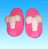 Slippers 2023 Toys Sex Clothing Winter Creative Fun Penis Shoes Bronzing Breast Home Funny Women