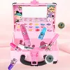 Красота мода детская макияж для девочек косметика помада притворство Prime Play Pink Princess Washable Safe Kid Toy Gift 230830