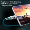 6A USB C-kabel PD 65W Digital Display Fast laddningstyp C Data Cord för Samsung Xiaomi Huawei Fast Charge USB Type-C-kabel