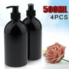 Vloeibare zeepdispenser Zepen Lotion Hervulbare fles Plastic watershampoo 4 stuks 500 ml