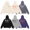 Mens Hoodies Fashion Loose Sweatshirts Hoodie Designer Top Painted Graffiti använde bokstäver Tryckta löst casual mens och Womens Hip Hop Hoody T5